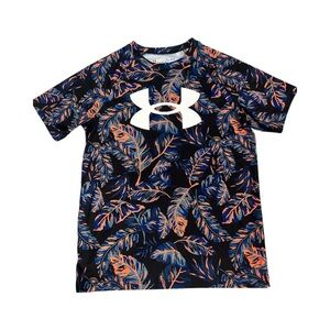 Under Armour Kids' Dri-Fit Leaf Print Top